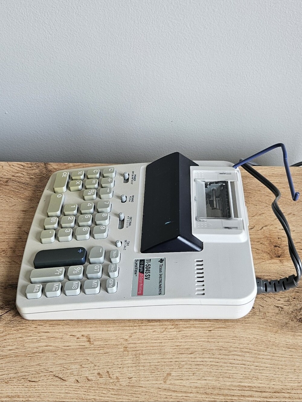 Texas Instruments TI-5045 SV 12-Digit 2-Color Printing Calculator - Tested - Picture 10 of 14